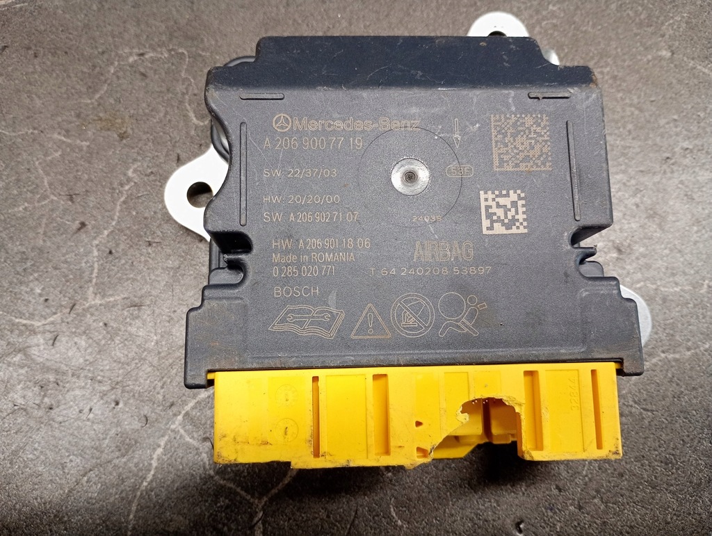 фото №1, Mercedes-benz eqe v295 2023 блок керування / модуль подушка безпеки