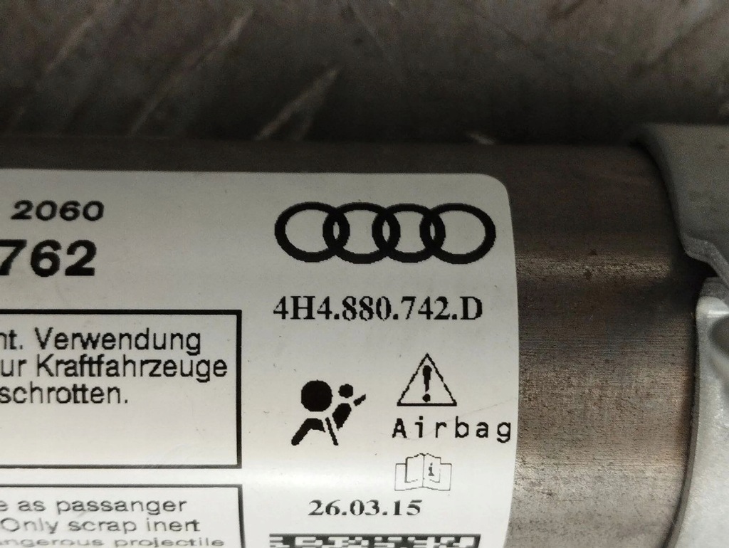 фото №5, Audi a8 s8 d4 4h 2014 шторка безпеки подушка безпеки 4h4880742d