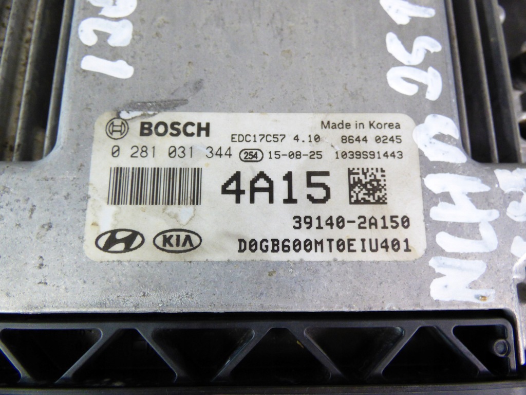 фото №10, Бортовий комп'ютер двигуна hyundai i20 ii 1.4 d 39140-2a150