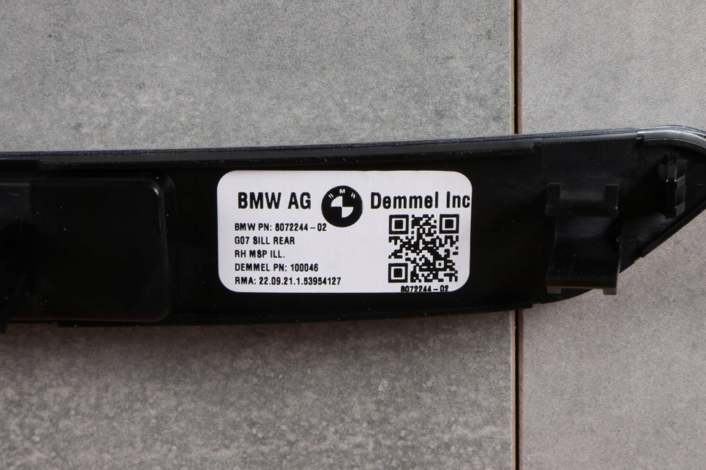 фото №14, Bmw x7 g07 xm x8 g09 накладки накладки пороговые подсвечиваемые m-pakiet комплект