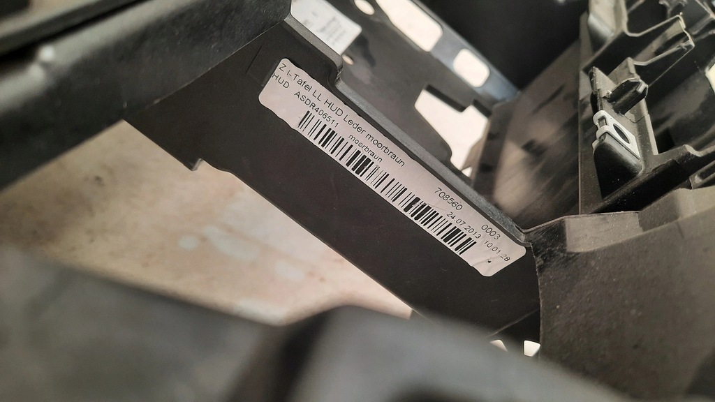 фото №10, Audi a8 4h d4 консоль панель приладів приладова head up ciemno сіра