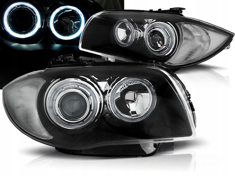фото №1, Лампи фари black led кільця do bmw seria 1 e81 e82 e87 e88 od depo