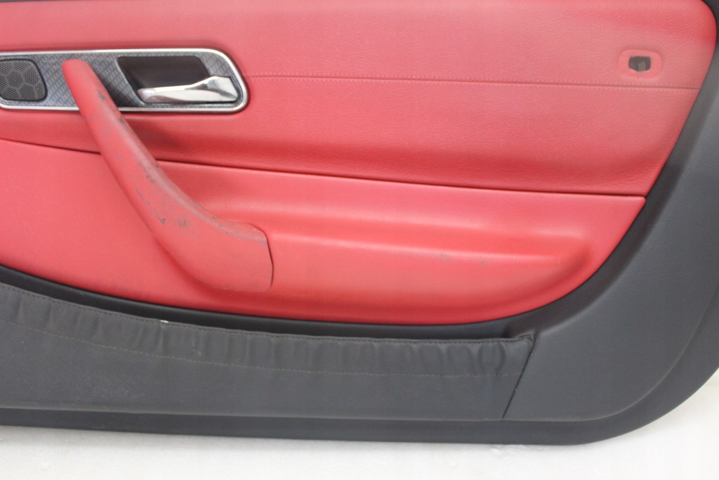 фото №10, Mercedes slk r170 w170 обшивка правий оббивка przed liftem червоний шкіра