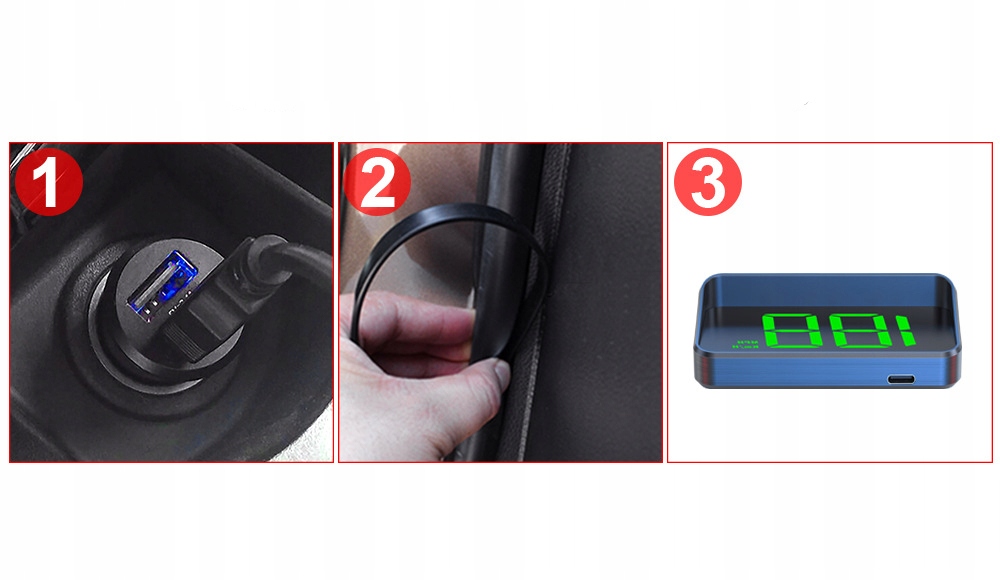 фото №11, Дисплей head-up m2 hud car універсальний gps hd спідометр компас дисплей автомобільний