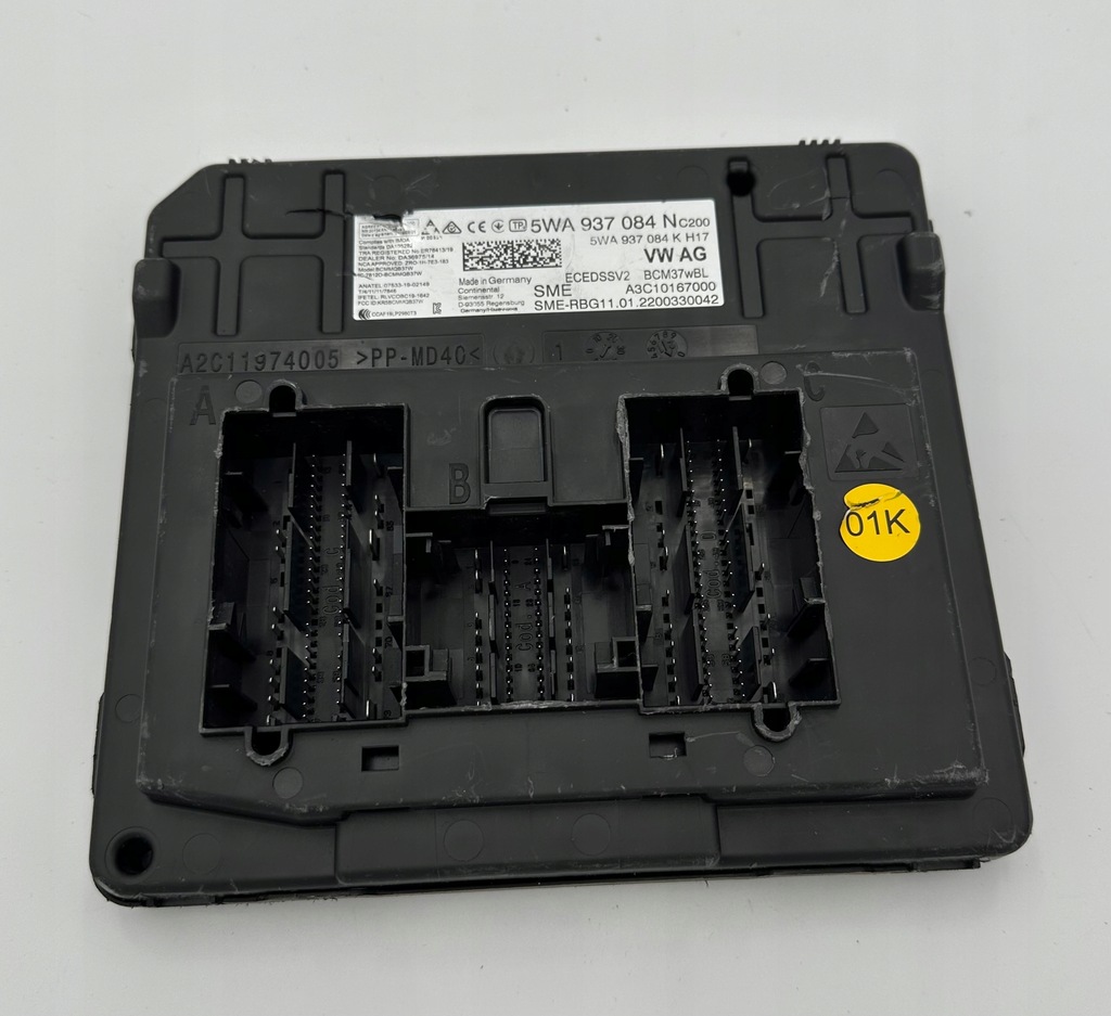 фото №1, Модуль комфорту vw 5wa937084n
