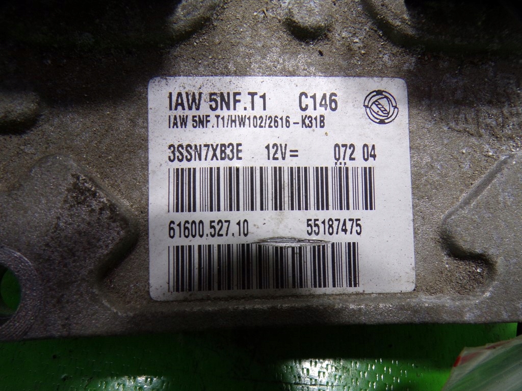 фото №8, Fiat stilo 1.6 16v бортовой компьютер блок управления двигателя 55187475
