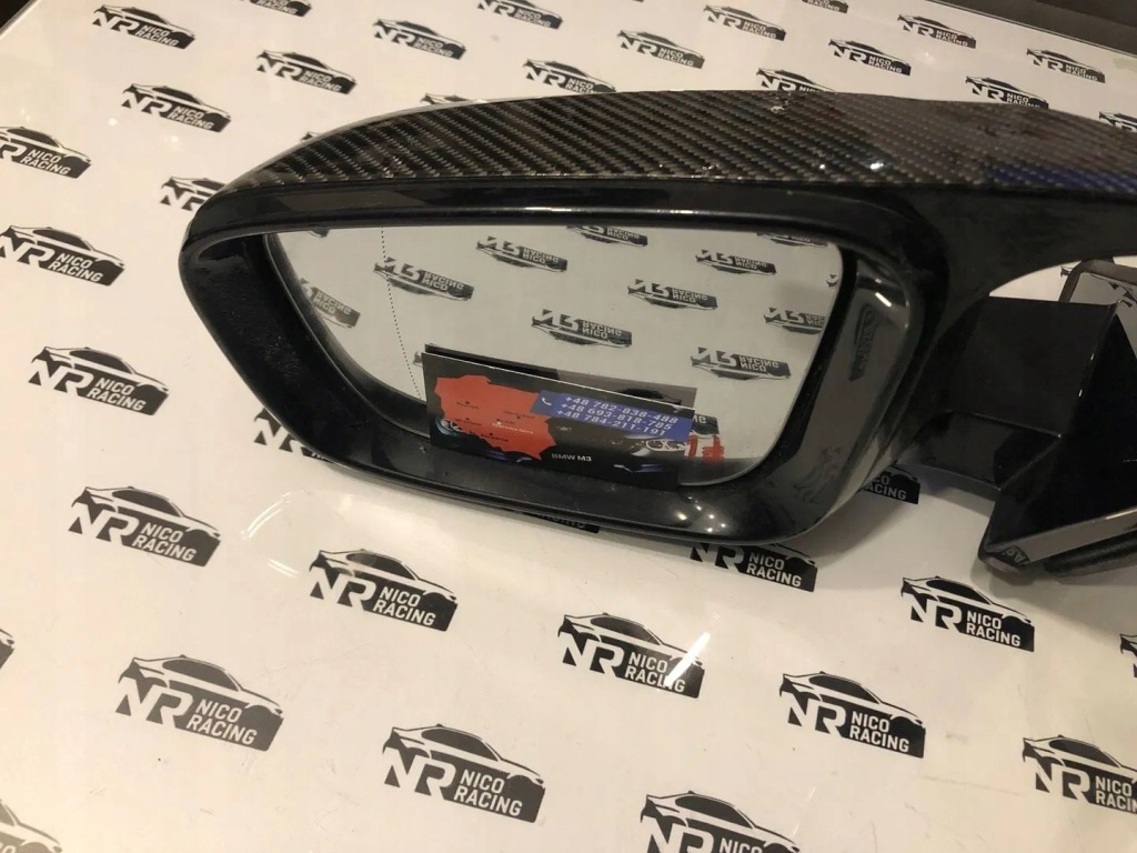 фото №6, Зеркало левая bmw 3 g20 g21 карбон 6 pin shadow