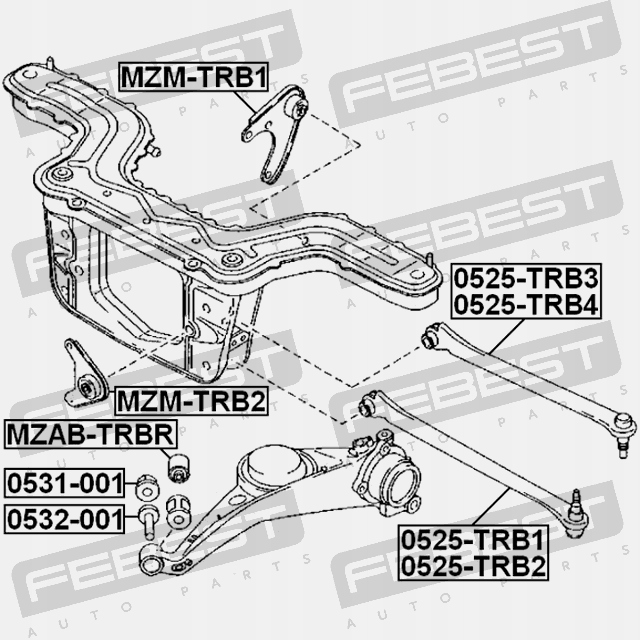 фото №13, Втулка з ексцентрик mazda tribute cz 2001-2011 usa