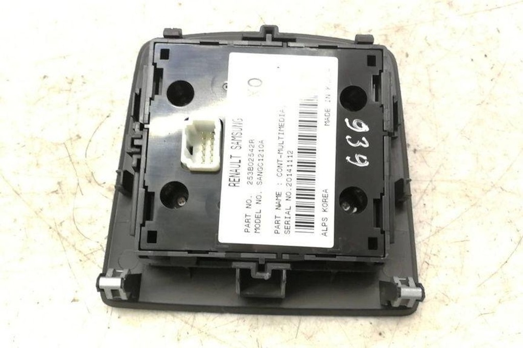 фото №8, Ручка управление навигация renault grand scénic iii jz0/1_ 253b02542r