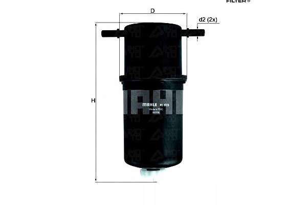 фото №1, Knecht фильтр топлива vw crafter 30-35 crafter 30-50