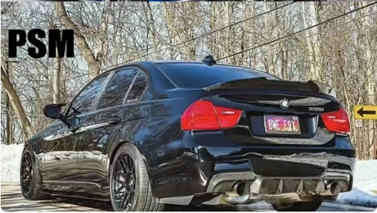 фото №13, Спойлер bmw 3 e90 спойлер psm look задняя спойлер крышки багажника m накладка