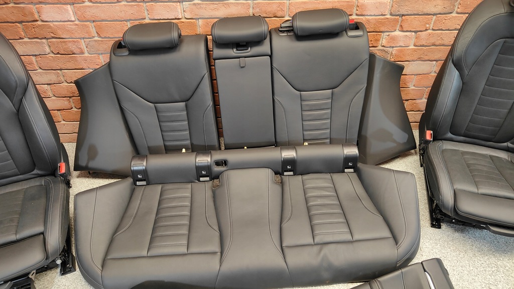 фото №11, Bmw 4 g26 оббивка сидіння обшивки m набір sport підігрів вентильовані чорні