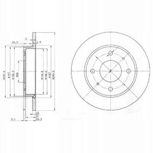 фото №3, Тормозные диски тормозные колодки задняя delphi mitsubishi colt vi