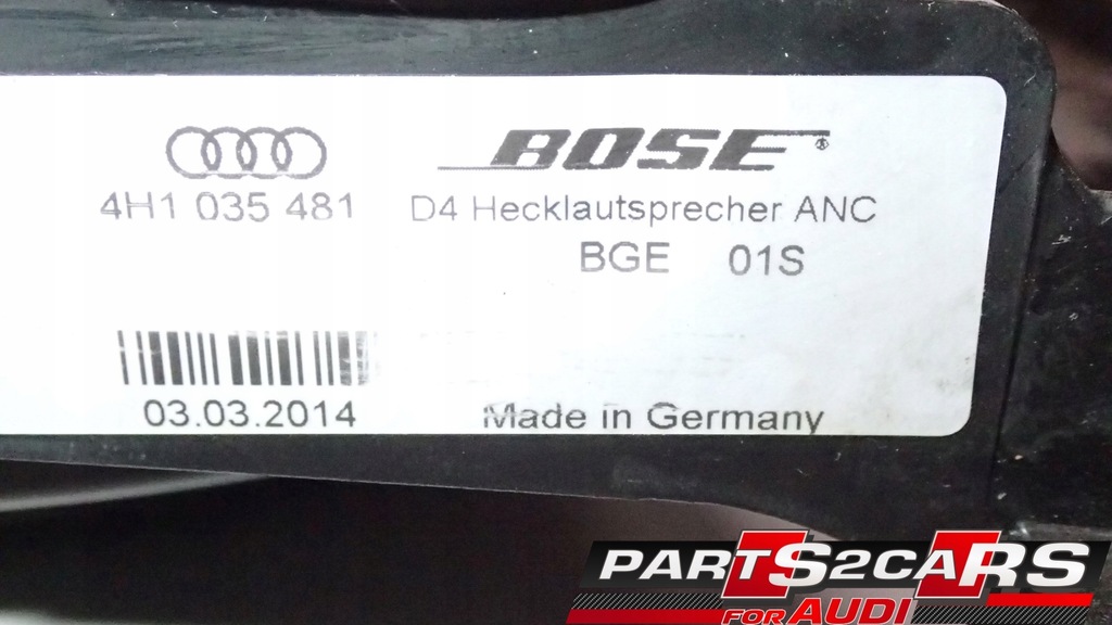 фото №15, Audi a8 s8 динамик bosse 4h1035481