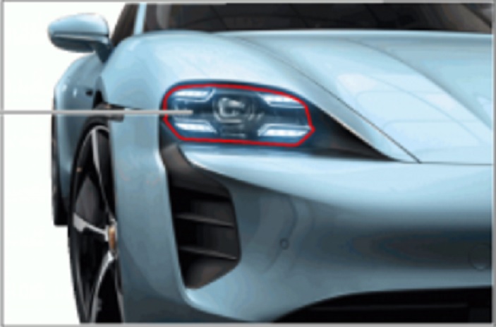 фото №1, Kpl. фары porsche taycan