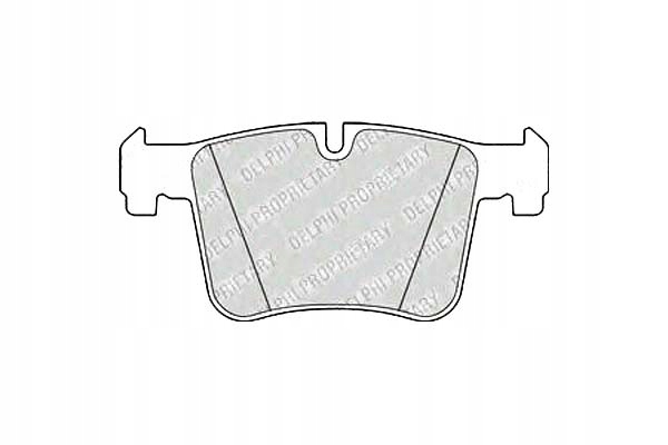 фото №1, Delphi lp2234 набор тормозных колодок тормозных, тормоза дисковые