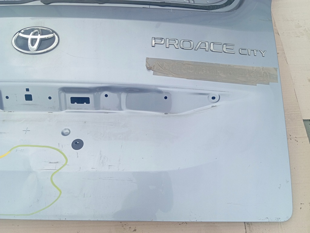 фото №11, Крышка багажника задняя задняя toyota proace city citroen berlingo opel combo iv rifter
