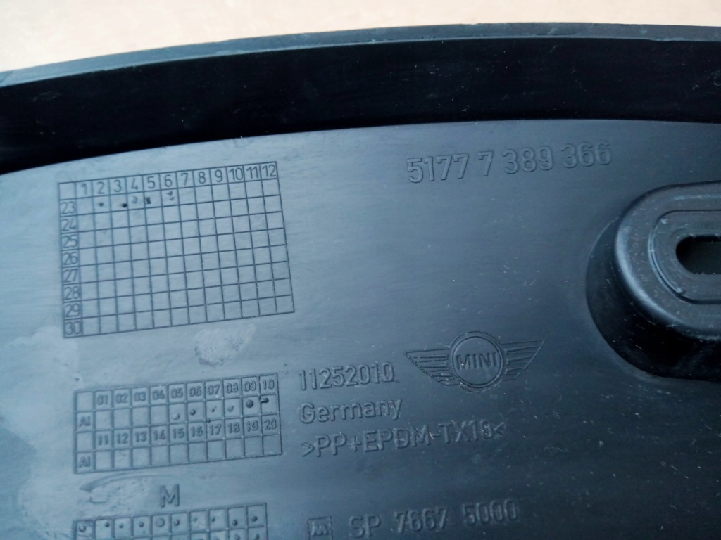 Купить Mini r60 правая молдинг крыла перед 2020r-