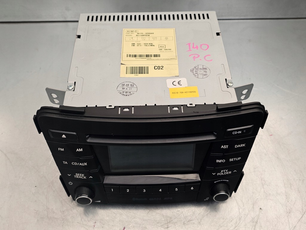 фото №3, Hyundai i40 2012- cd радіо радіопрогравач 96170-3z0504x