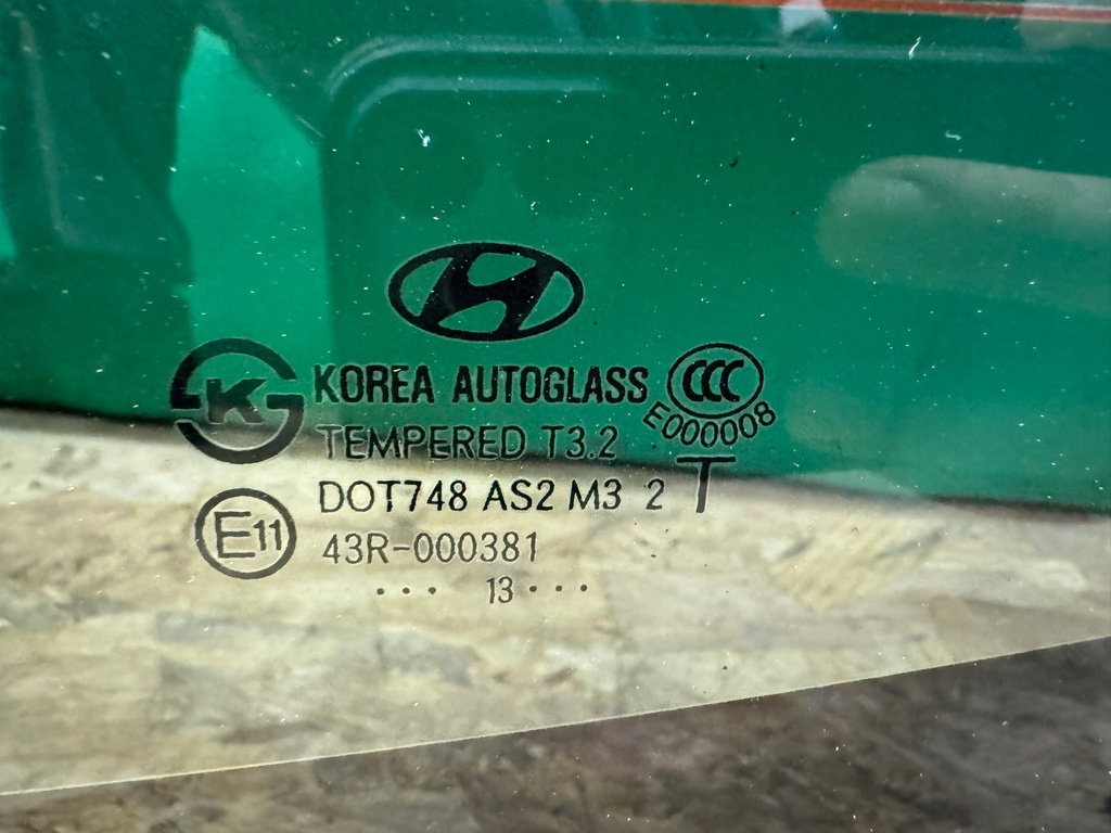 фото №8, Скло задня задня sedan hyundai elantra v 10-16 rok: 2013