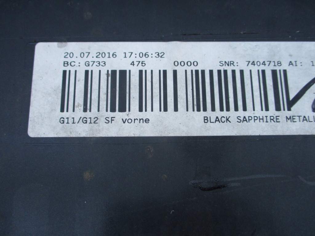 фото №7, Бампер перед bmw 7 g11 g12 15-18 pdc омивачі bdb