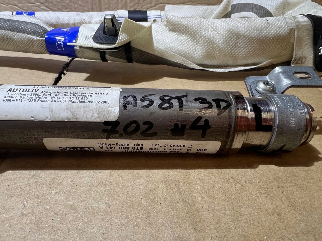 фото №9, Audi s5 a5 8t 3d coupe шторка безопасности воздушная левая 8t0880741a