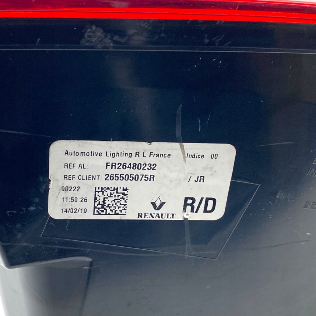 фото №14, Лампа задняя правая renault talisman kombi grand tour