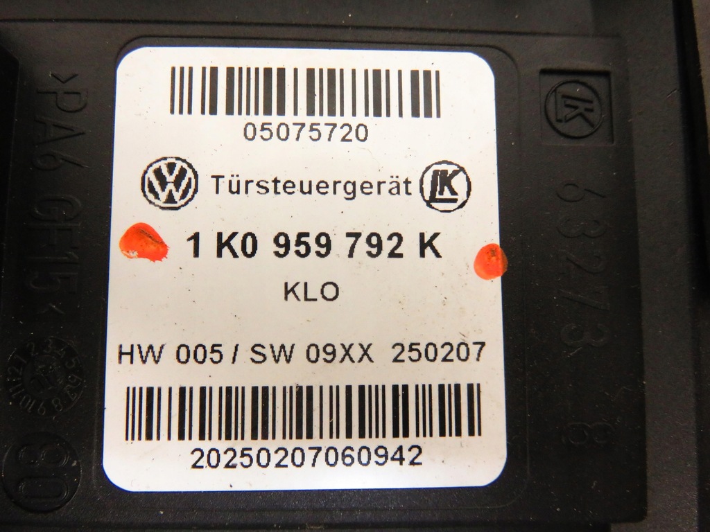 фото №7, Подъемник стекло правый передний vw touran i 1t1837730ak 1k0959792k