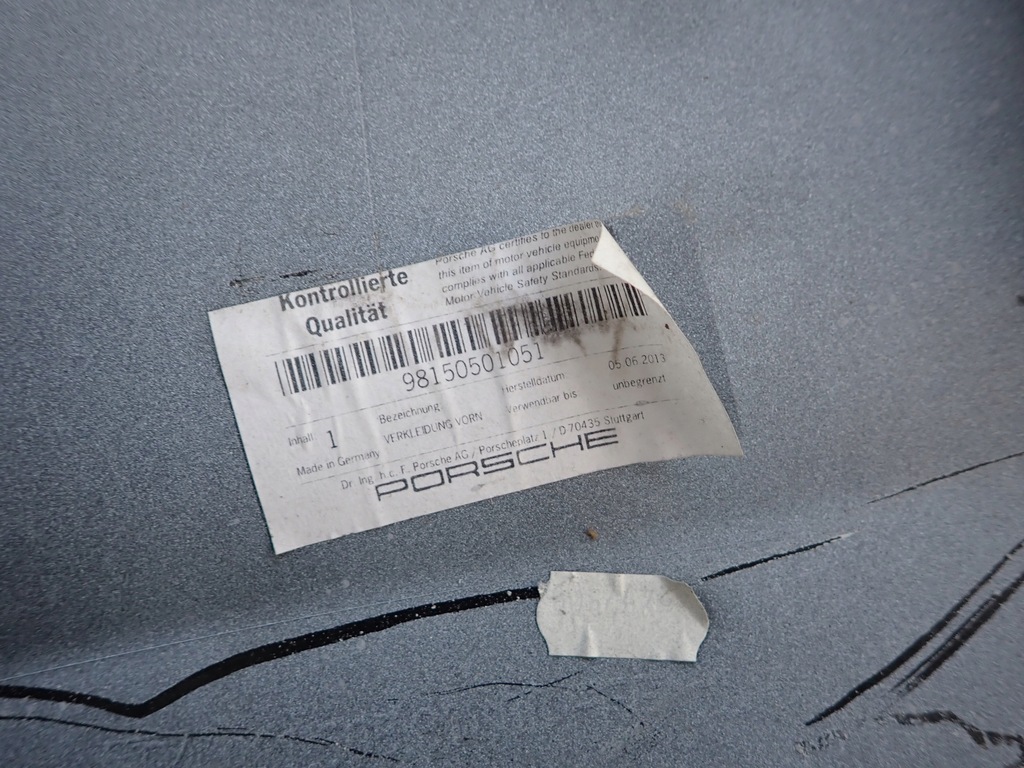 фото №8, Porsche boxster cayman 981 бампер перед передній 98150531100fff