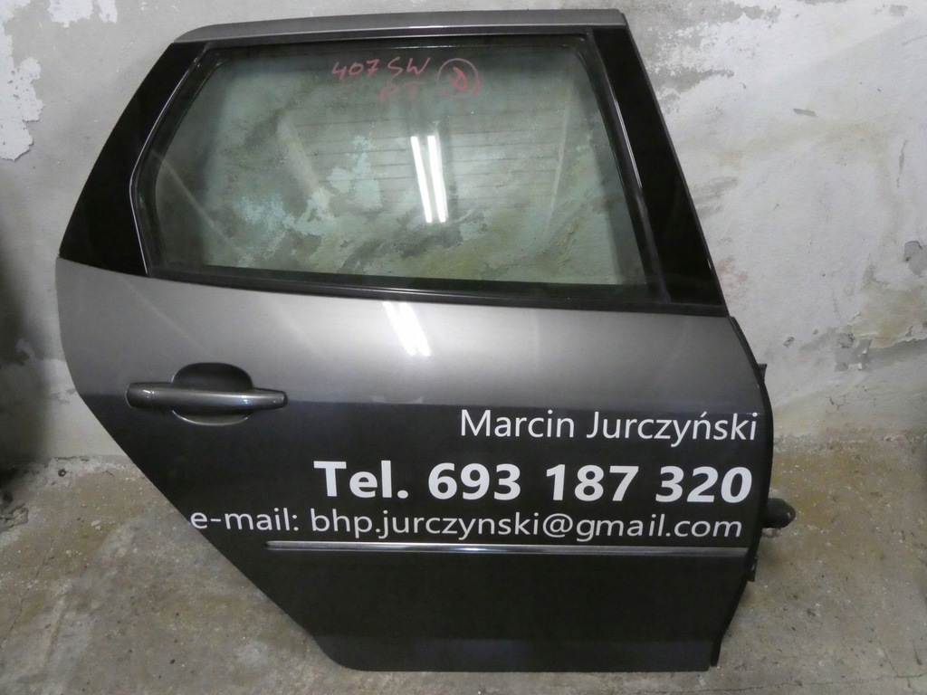 фото №1, Двері праве задні праве peugeot 407 lift sw ktqc