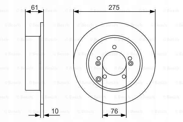 фото №15, Bosch 986 479 525 диск тормозная