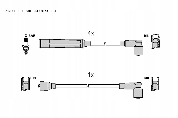 фото №1, Шланг зажигание starline zk 7234