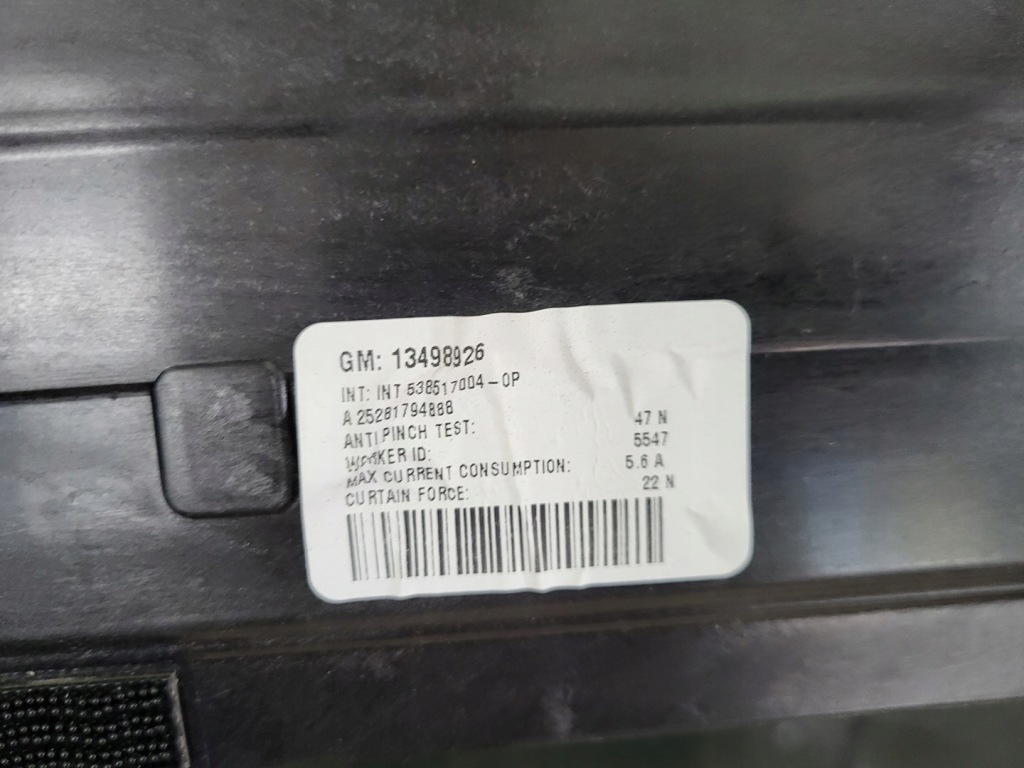 фото №11, Люк люк дах механізм люк opel insignia b 13498926