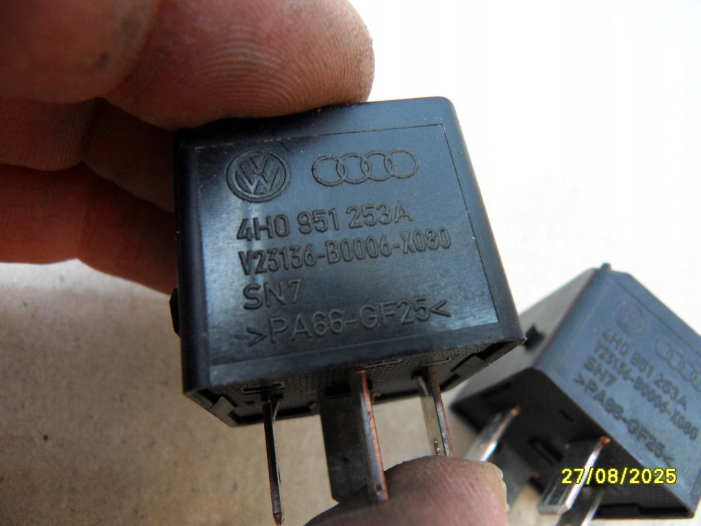 фото №10, Реле 645 volkswagen оригінальний номер 4h0951253a