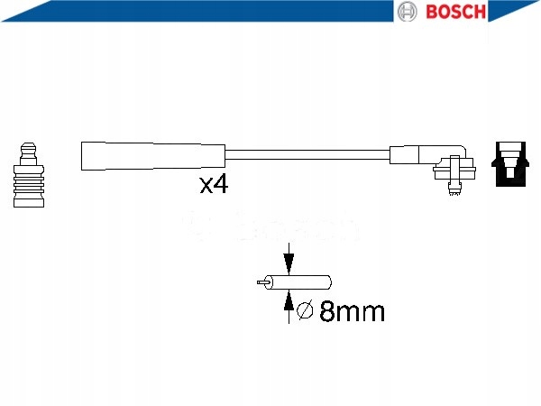 фото №3, Дроти запалювання ford bosch
