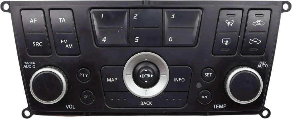 фото №1, Nissan almera tino панель радио кондиционера 28395bu700