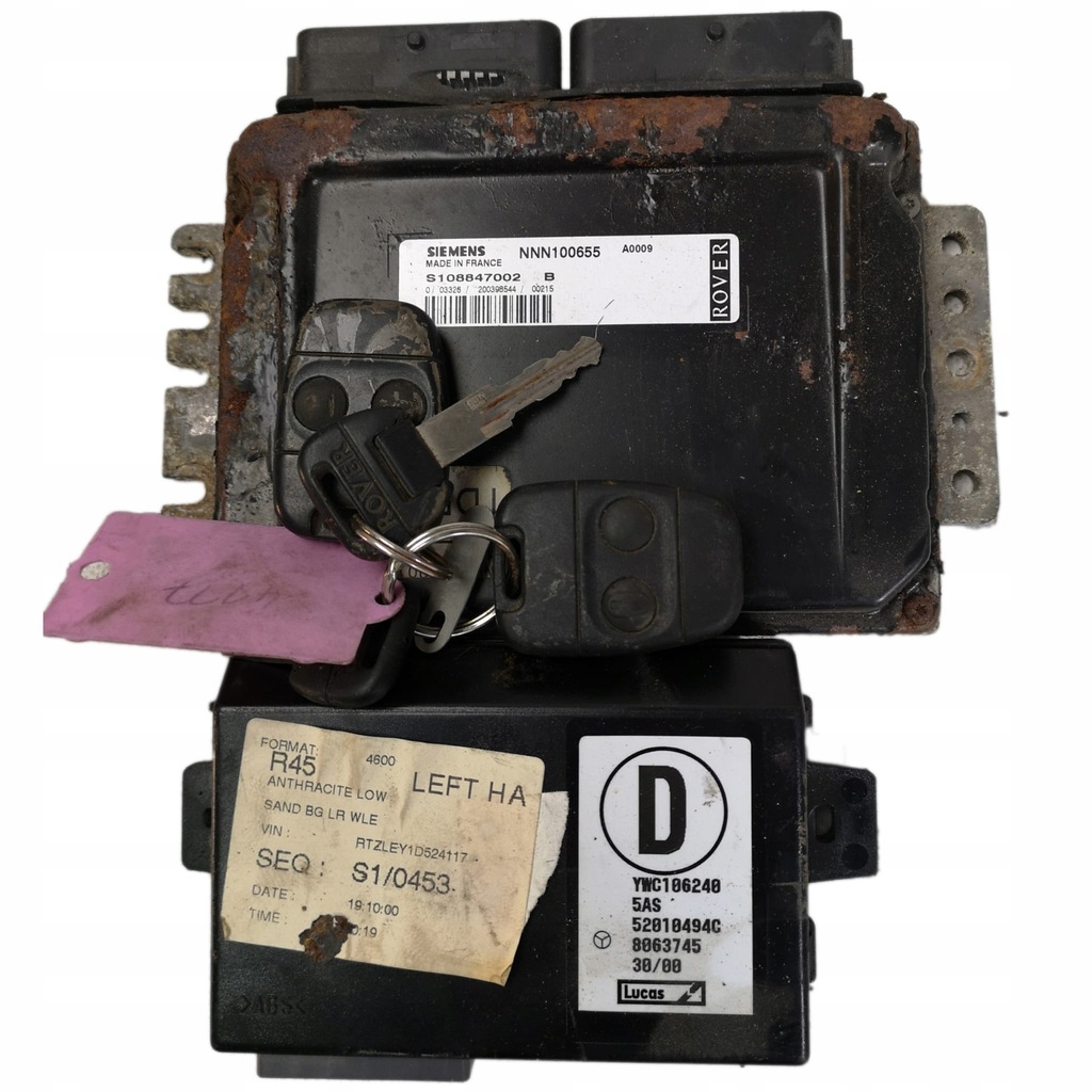 фото №1, Rover 45 2.0 замок запалювання бортовий комп'ютер