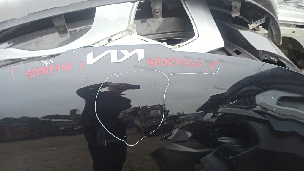 фото №8, Kia sportage 5 v 21- капот крышка двигателя