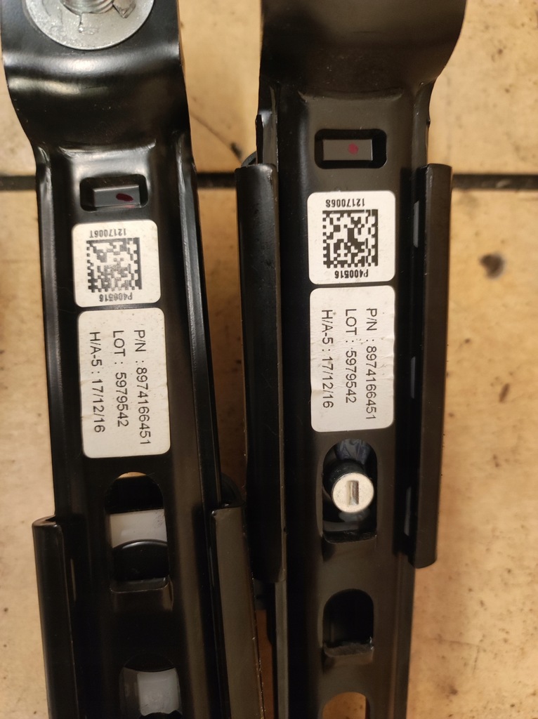 фото №6, Повзунок повзунки регулювання висоти поперечина правий лівий d max ii 2 lift