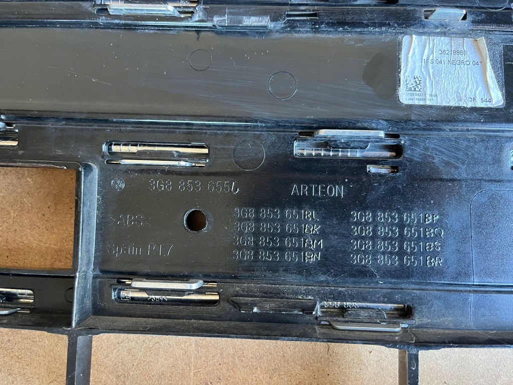 фото №14, Arteon r-line lift решітка радіатора перед led хром czarna