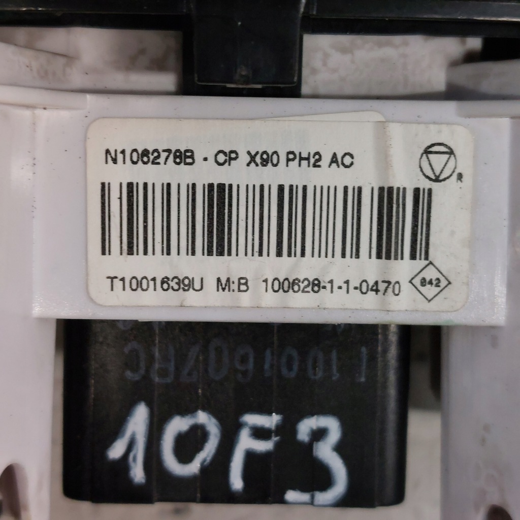фото №11, Dacia sandero панель обдув кондиционера n106278b t1001639u valeo