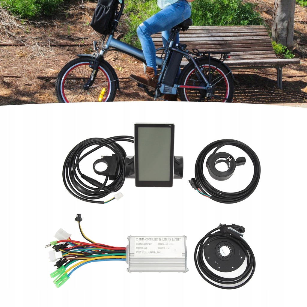 фото №12, Набор do конверсии аккумулятора litowej do велосипедов электрических контроллер 15a