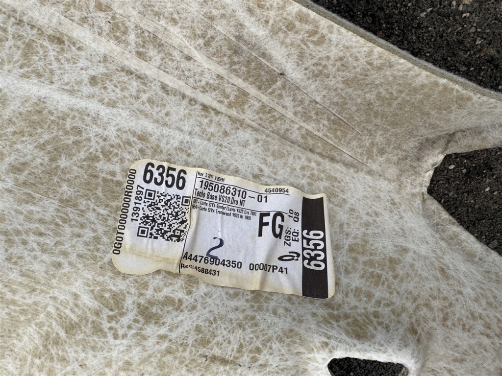 фото №5, Потолок версия ciężarowa a4476904350 mercedes vito w447 w 447 14-20r