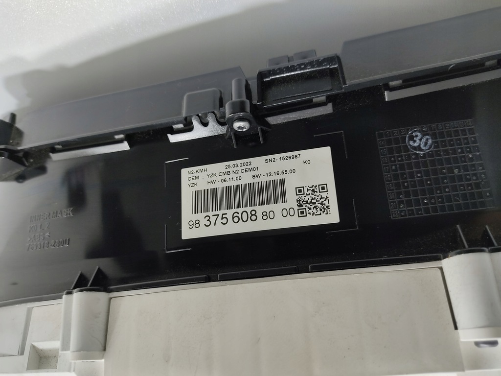 фото №8, Счетчик citroen jumpy peugeot expert iii 2.0 b-hdi 9837560880 19-24 europa