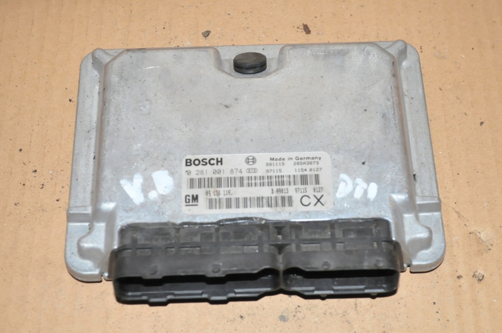 фото №1, Блок управления бортовой компьютер двигателя opel vectra b 2.0 dti