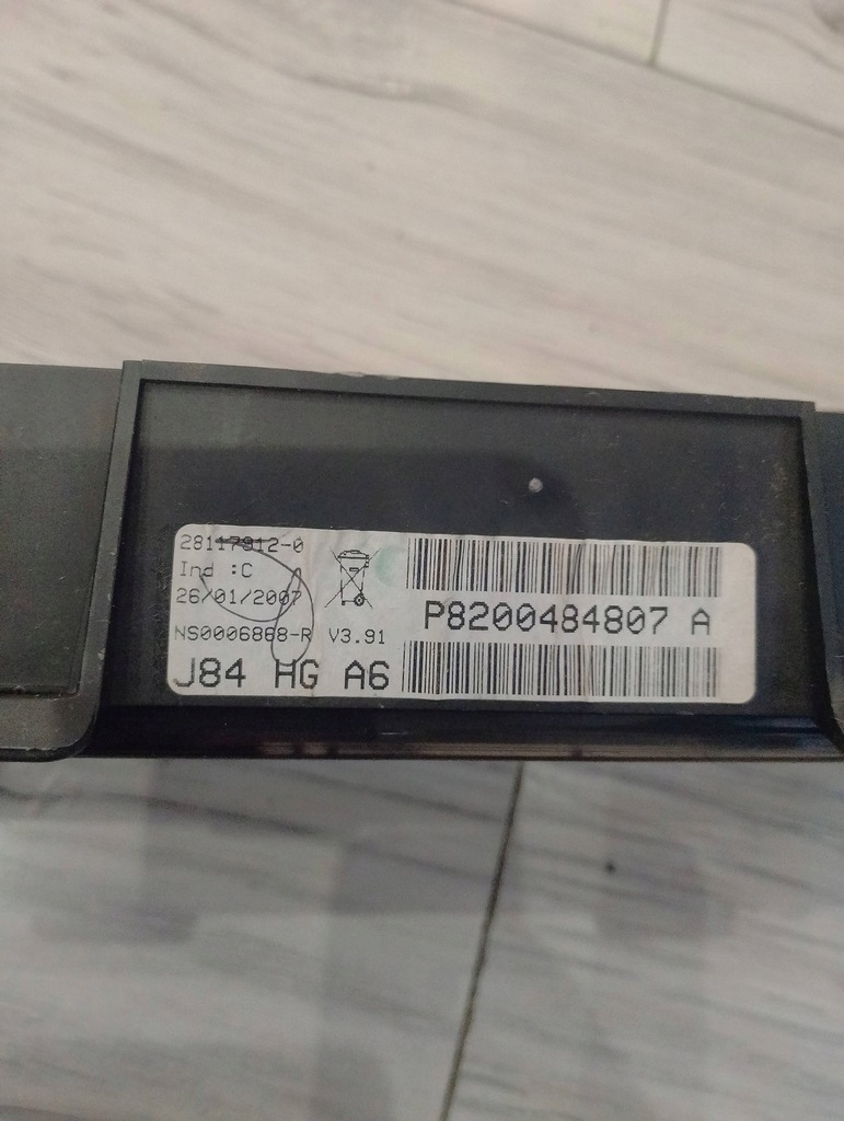 фото №4, Счетчик navi дисплей renault scenic ii p8200484807a