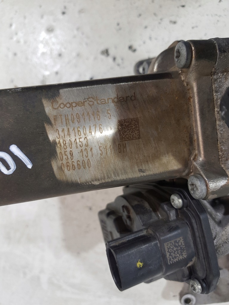 фото №9, Радиатор выхлопных газов egr 059131511bm vw touareg ii audi a6 a4 a5 3.0 tdi ddx