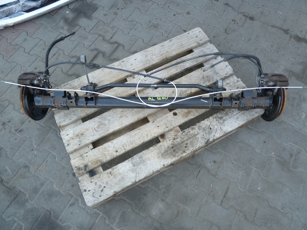 фото №6, Vw caddy iv 4 задняя балка oś 2k3