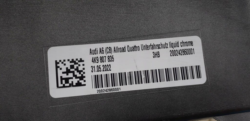 фото №6, Спойлер бампера задняя audi a6 c8 allroad kombi 4k9 4k9807835