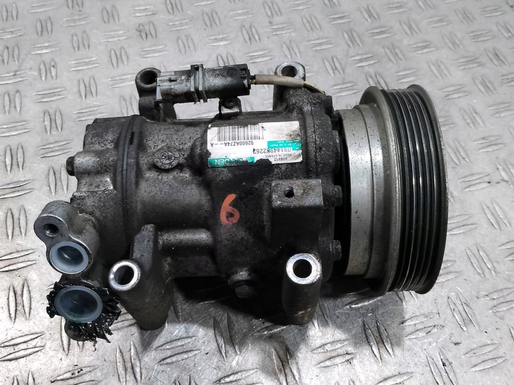 фото №6, Насос, компрессор кондиционера nissan micra k12 92600az74a-a sd6v12 1.5 dci